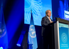 Guterres, de la ONU, advierte que la IA está superando la capacidad de supervisión e insta a establecer normas globales para proteger a los niños.